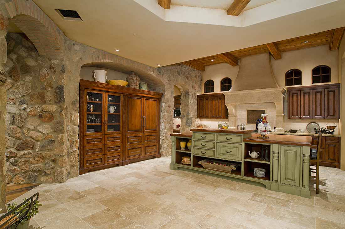 Mirabel, Italian, Farmhouse, Mediterranean, Kitchen