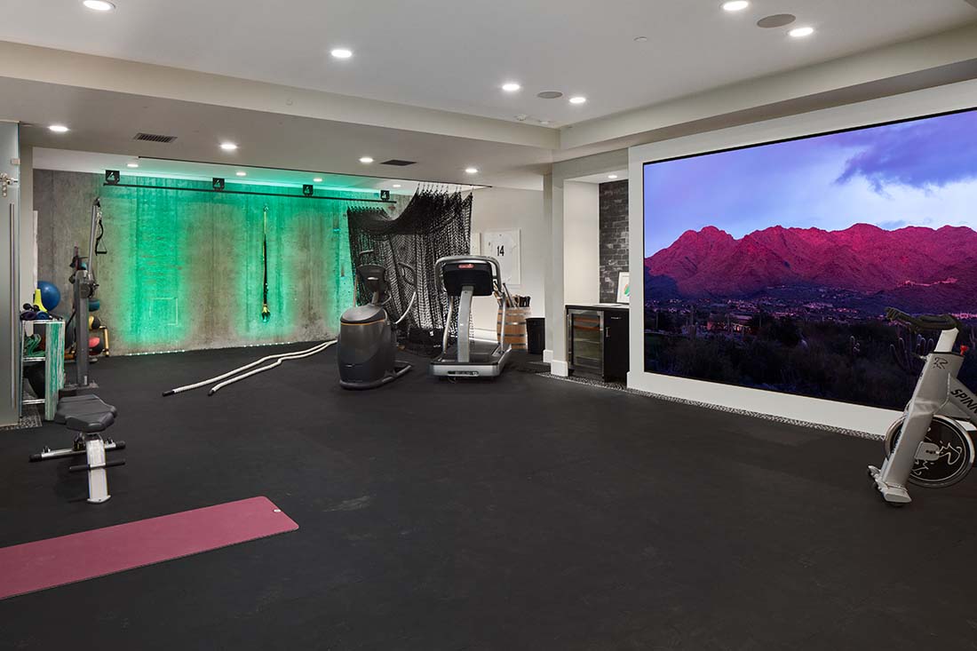 Silverleaf, Traditional, Home Gym, Workout Room